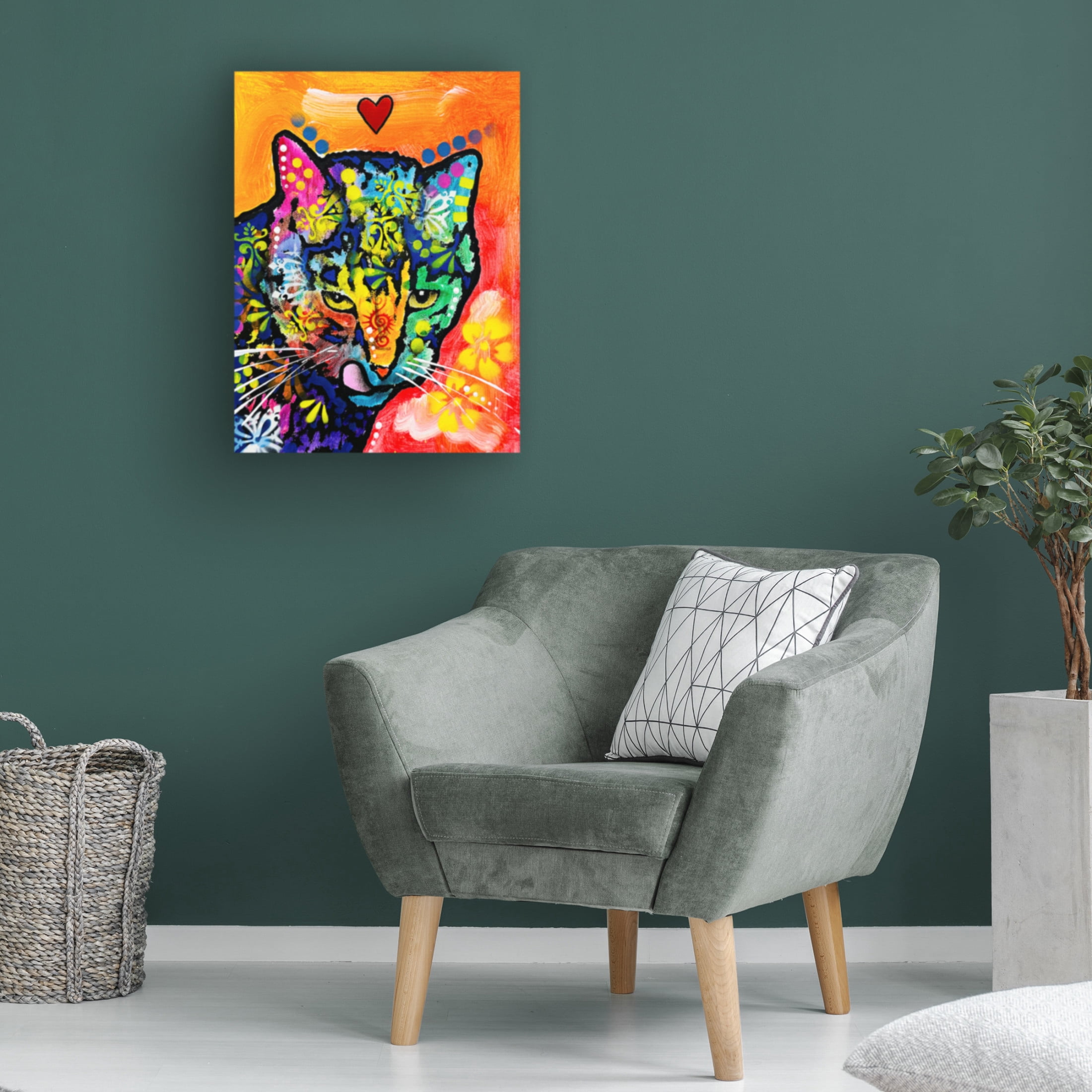 Canvas Wall Art - Dean Russo- Exclusive 'The Love' Wall Art for Living Room, Bedroom, or Office Décor by Trademark Fine Art - 35 x 47 Inches