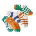 thumbnail image 3 of 5 pares de calcetines para niños con bonito patrón de oso, calcetines de algodón respetuosos con la piel para niños y niñas para otoño invierno XL (de 9 a 12 años), 3 of 5