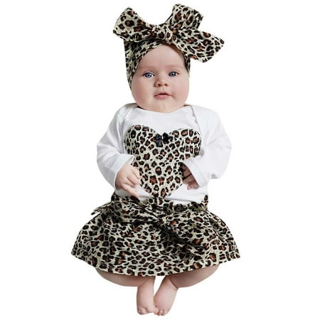 

KI-8jcuD Easter Gifts For Girls Born Baby Girls Soft Romper Suit Bodysuit And Leopard Print Bow Skirts Headband Outfits Clothes Set Clothes Crop Welcome Baby Girl Shy Girl Clothes Baby Girl Blanket