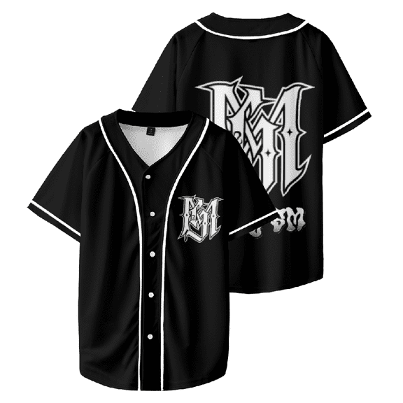 Lefty Sm Baseball Jersey 3D Print Summer Hip Hop T Shirts Harajuku Black t shirts