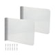 thumbnail image 4 of 2 protectores laterales contra salpicaduras de acero inoxidable para montaje en pared con tornillos. Grande, 4 of 9