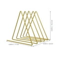 thumbnail image 2 of AURARMLET Desktop Document Stands File Holder For Desk Golden Iron Document Organization Bedside 1Pack, 2 of 7