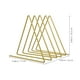 thumbnail image 3 of Organizador de archivos de escritorio triangular, revistero de escritorio, clasificador de archivos, estante de documentos de metal, organizador de estantería para oficina, escuela, hogar, dorado, 3 of 7
