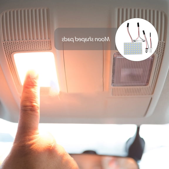 LITINKIMI Car Dome Light LED Panel Lamp Multi Color Interior Panel Light for Roof and Trunk