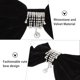 thumbnail image 5 of unbranded Barrette Para Con Gran Negro Estilo Retro Ideal Para Compromisos Y Fiestas, 5 of 6