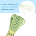 thumbnail image 4 of Unique Bargains Light Green Embroidery Floss, 8m, 12 Skeins, 4 of 6