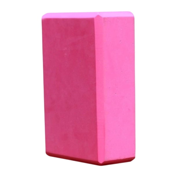 Ladrillo de yoga EVA, piedra de cruce, accesorio para juegos de fitness al aire libre, bloque de pasos para niños Rosa