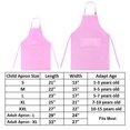 thumbnail image 2 of Toptie Cotton Canvas Parent-Child Apron Set-light pink-Kid XL/Adult XL, 2 of 7