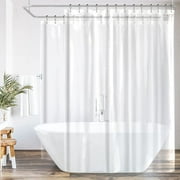 Clawfoot Tub Shower Curtain Liner All Around Bathtub Clear 180x70 Inch PEVA Wrap Freestanding Surround Extra Wide Bathroom Vintage