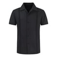 thumbnail image 1 of Camisa De Manga Corta Guayabera Cubana Para Hombre, 1 of 8