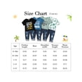 thumbnail image 5 of CARETOO Toddler Boy Clothes Summer Casual Sports Outfits Fabric Cotton Set Short Sleeve T Shirt Tee Denim Pants, 5 of 11