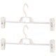thumbnail image 2 of 10pcs Plastic Clothes Hangers Stackable Hangers With Adjustable Clips For Pants Trousers Dress Skirts Jeans, 2 of 2