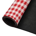 thumbnail image 5 of Red And White Grid Plaid Placemats 100x75cm Non-Slip Desk Mat Table Protector Durable Diatomaceous Rounded Corners, Washable Table Pad for Home Office Made in USA, 5 of 7