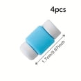 thumbnail image 2 of 1 juego aleatorio de funda protectora for cable de carga USB for iPhone: material de polipropileno duradero, antirotura, organizador y protector de cables, 2 of 2