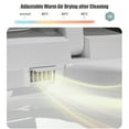 thumbnail image 5 of Yulika Elongated one-piece Smart Toilet with Bidet And Soft Closing Seat, Auto Dual Flush, UV-LED Sterilization, Heated Seat, Warm Water and Dry,Remote control, 5 of 15