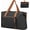 Black, variant on 60L Travel Duffel Bag, Foldable Carry On Luggage Bag for Men Women, Large Packable Travel Bag Water Repellent & Tear Resistant, White