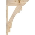 thumbnail image 3 of Ekena Millwork 7 1/2"W x 22"D x 34"H Merced Smooth Traditional Outlooker, Douglas Fir, 3 of 4