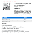 thumbnail image 2 of A/C Compressor Kit - Compatible with 2015 - 2016 GMC Yukon, 2 of 2