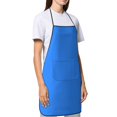 thumbnail image 4 of Rocae Dodgerblue for Kitchen Aprons for Women Adjustable Cooking Kitchen Chef Apron for Men with Pockets, 4 of 7