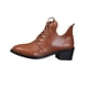 thumbnail image 2 of Teissuly Winter New Large Size Ladies Slope With Women's Shoes Retro Small Leather Shoes Front Strap Low Heel And Ankle Small Leather Shoes Teissuly WER202312146673, 2 of 6