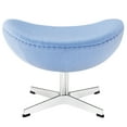 thumbnail image 4 of Modway Glove Wool Upholstered Ottoman in Baby Blue, 4 of 4