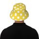 thumbnail image 5 of Balery Yellow And White Polka Dot Sombreros para el sol para hombre y mujer, sombrero de pescador con UPF 50+, 5 of 6