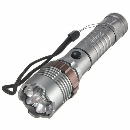 Elfeland 2600 Lumens T6 LED Zoomable Flashlight Torch Light + 18650 Battery + torchlight (Torchlight 2 Best Gear)