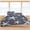 Navy, Indigo, White, variant on Gery Starfish Coastal Duvet Cover Set 3 Pieces with Zipper Closure, Summer Beach Nautical Sea Ocean Bedding Sets 1 Duvet Cover & 2 Pillow Cases, Breathable Comforter Cover Set Duvet Cover Twin
