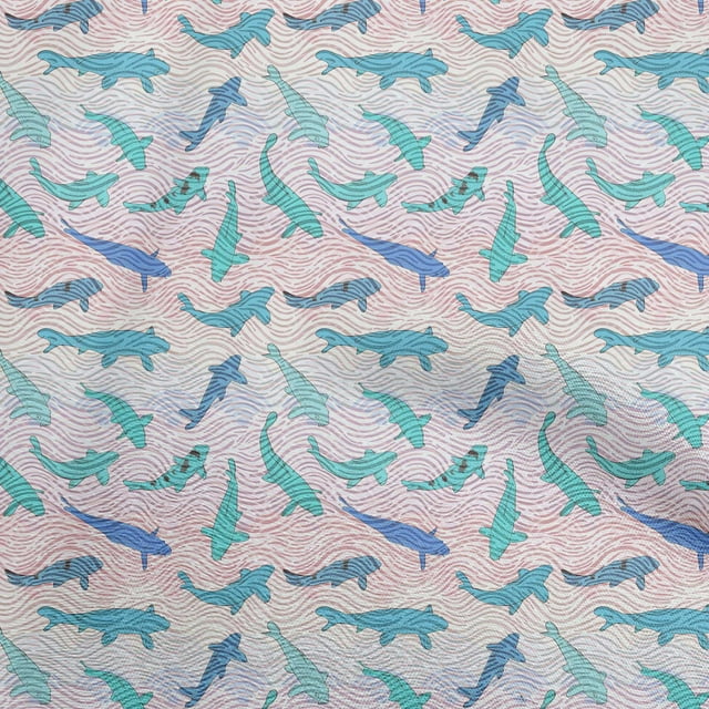 oneOone Velvet Turquoise Green Fabric Asian Japanese Koi Fish With Wave Craft Projects Decor Fabric Printed By The Yard 58 Inch Wide
