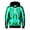 Green, variant on Weebloom Kids Halloween Hoodies For Boys Funny Skeleton Graphic Fleece Toddler Hoodie Pullover Tops,Size 4-14 Y