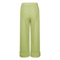 thumbnail image 6 of DPTALR Women's Spring & Summer Cute Comfortable Elastic-Waist Casual Pants,Green,Size XXL, 6 of 7