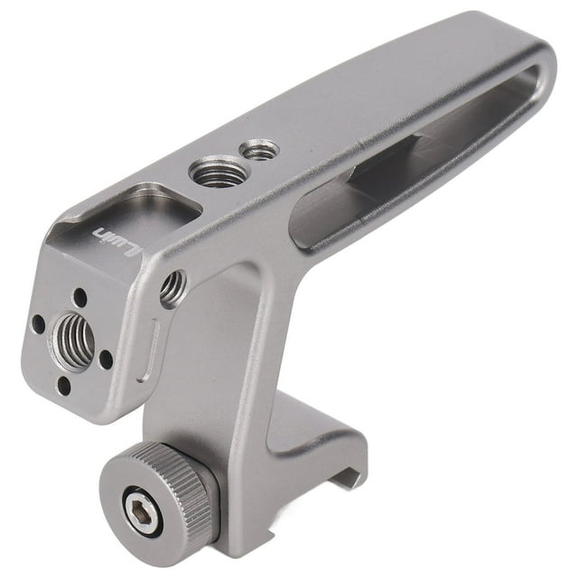 Camera Handle, Universal Mini Cold Shoe Mount 3/8in 16 Screw Hole Aluminum Alloy Camera Grip Track Clip For Camera Accessori