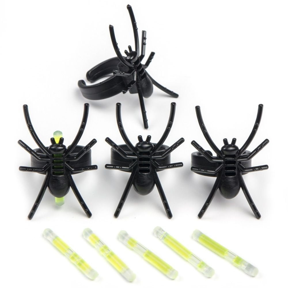 NOVELTY INSECT FANCY DRESS PARTY BAG TOY 10 x NOVELTY SCARY SPIDER RINGS 