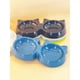 thumbnail image 4 of 1pc Cartoon Cat Face Shaped Double Bowl Pet Feeder For Small Dogs And Cats, Blue, 4 of 4