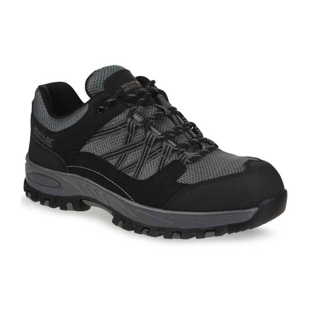 Regatta - Zapatillas Deportivas de Seguridad Sandstone con Cordones para Adultos Unisex (Brezo, Negro) Regatta UTPC5031_briarblack