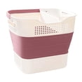 thumbnail image 3 of Cesta plegable Macarena para la colada 30 L contenedor de almacenamiento portátil rojo, 3 of 8