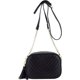 thumbnail image 1 of Bolso bandolera simple con correa de cadena de metal y cremallera superior con borlas, 1 of 3