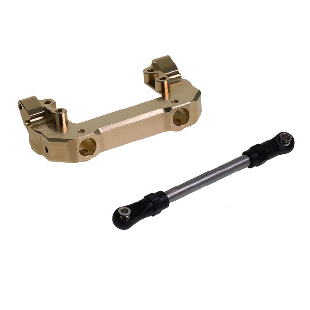 RC Coche Cobre Engranaje de dirección Soporte delantero Control remoto Vehículo Accesorios de automóvil Reemplazo para Axial SCX10 III AX103007 Tipo 1 Noticed FN000789-01