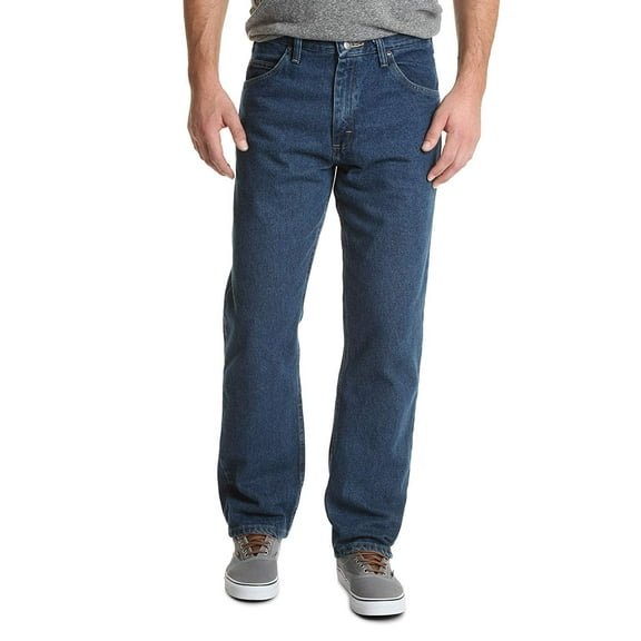 Mens Jeans 34X30 Relaxed Fit Five-Pocket Zip-Fly 34