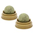thumbnail image 3 of 2 piezas de crema nutritiva comestible de hierba gatera para gatos, caramelo sólido para lamer, snack saludable para gatos, bola dulce energética., 3 of 7