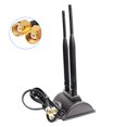 thumbnail image 1 of 5g se dobla base magnética del conector direccional del enchufe de la antena 6dbi Omni de Wifi de la banda, 1 of 5