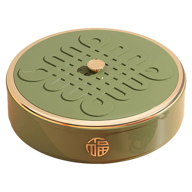 Mosiee Living Room Household Dry Fruit Tray Candy Box Chinese Nut Storage Box