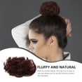 thumbnail image 3 of USHOBE Hair Bun Accesorio Marrón Conveniente Para Peinados Casuales Con Humano Real, 3 of 5