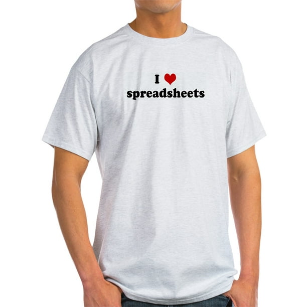 i love spreadsheets t shirt