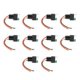 thumbnail image 1 of 10 Pcs Relay 12VDC 4Pin SPST 30A Waterproof Dustproof SelfContainer Fuse Relay With Base Cable, 1 of 5