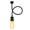 thumbnail image 1 of FSLiving H Type Track Light,Black Iron DIY Ceiling Spotlight, Flexibly Rotatable Light Goose Neck Head, Adjustable Island Lighting Mini Halo Track Mounted Pendant Lamp for Kitchen Island,1 Pack, 1 of 6
