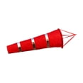 thumbnail image 2 of Airport Windsock Dirección de la dirección del viento Reflexión reflectante Ripstop Aviation Bandera Medición Bolsa de calcetería Calcetín colgante de Rojo, 2 of 8