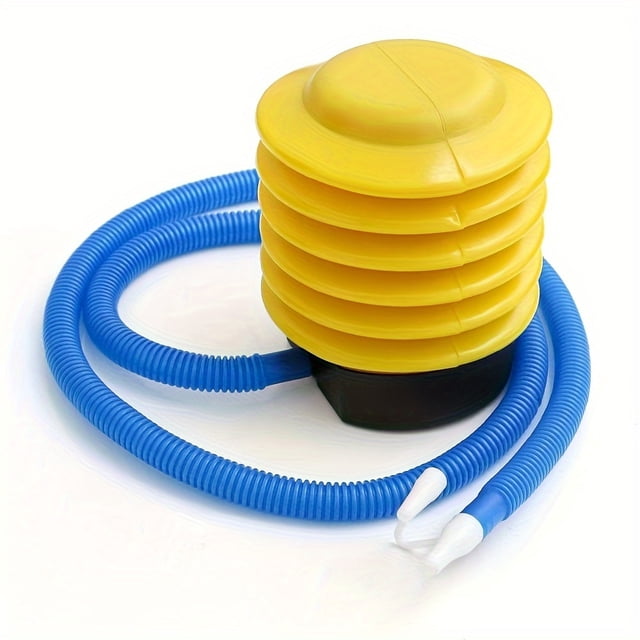 LNGOOR Portable Foot Pump Inflator - Manual PVC Air Pump for Balloons Swim Rings & Inflatable Cushions - Thanksgiving Day Event & Party Supplies - Hand-Operated Uncharged Power Mode