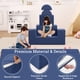 thumbnail image 3 of Sofá modular infantil de 6 piezas para niños y niñas - Convertible y cómodo, con cojines desmontables - Perfecto para juego, lectura y descanso en dormitorio o sala de juegos, 3 of 8