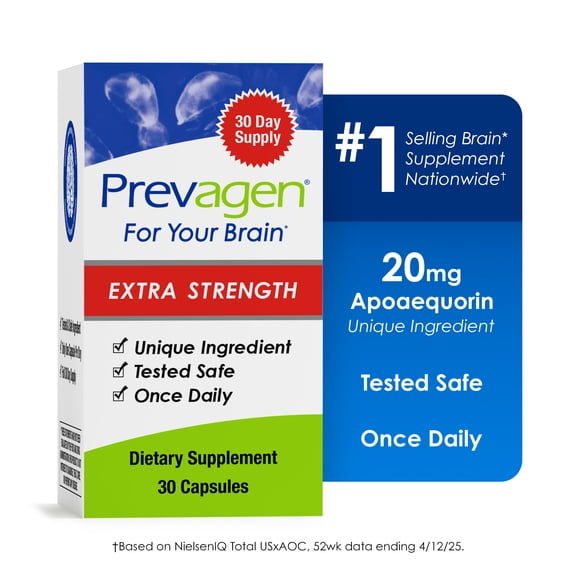 (3 pack) Prevagen Extra Strength Memory Capsules, 30 Ct